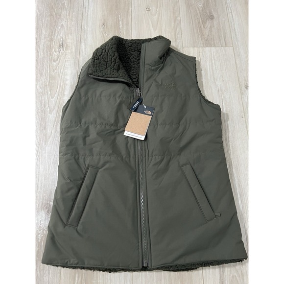 The North Face W Merriewood Reversible Sherpa Vest Insulated NWT Small